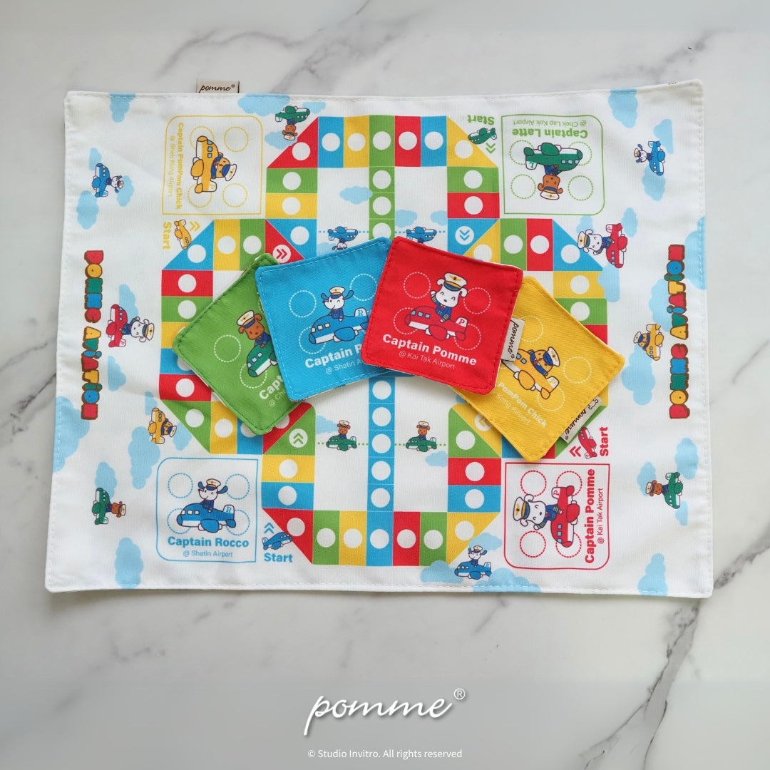 Pomme Aviation Ludo and Coaster Set