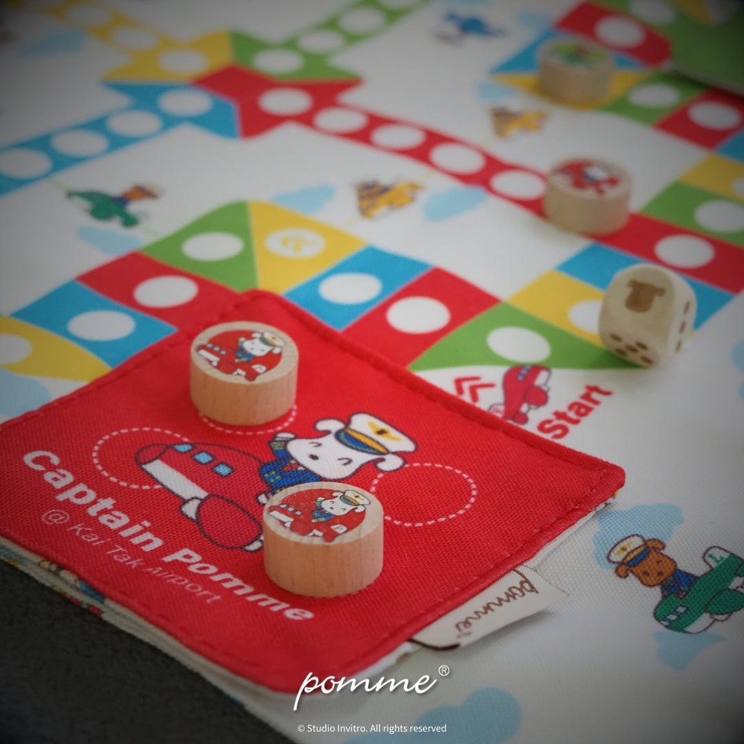 Pomme Aviation Ludo and Coaster Set