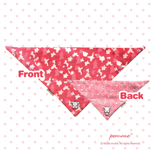 Pomme Genki Bandana - Pomme Camouflage Pink