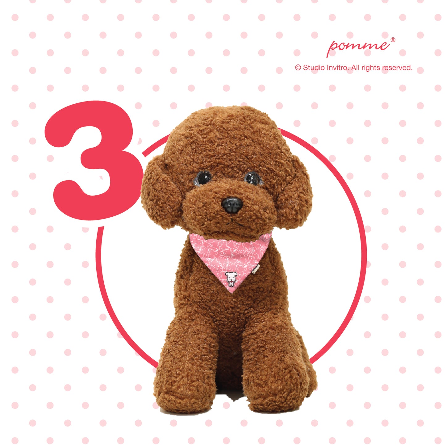 Pomme Genki Bandana - Pomme Camouflage Pink