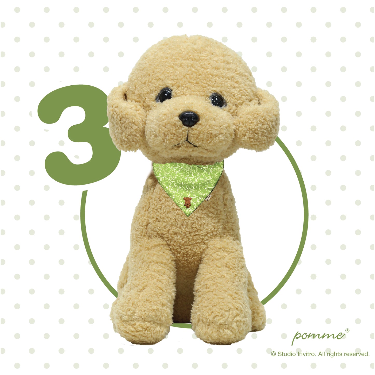 Pomme Genki Bandana - Latte Camouflage Mosses