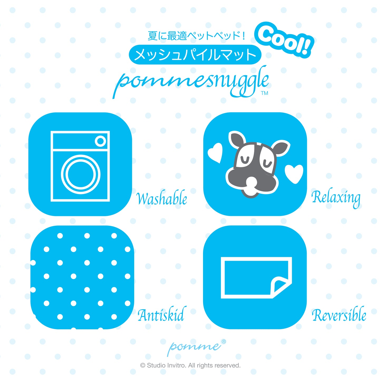 PommeSnuggle Cool - Pomme M Blue