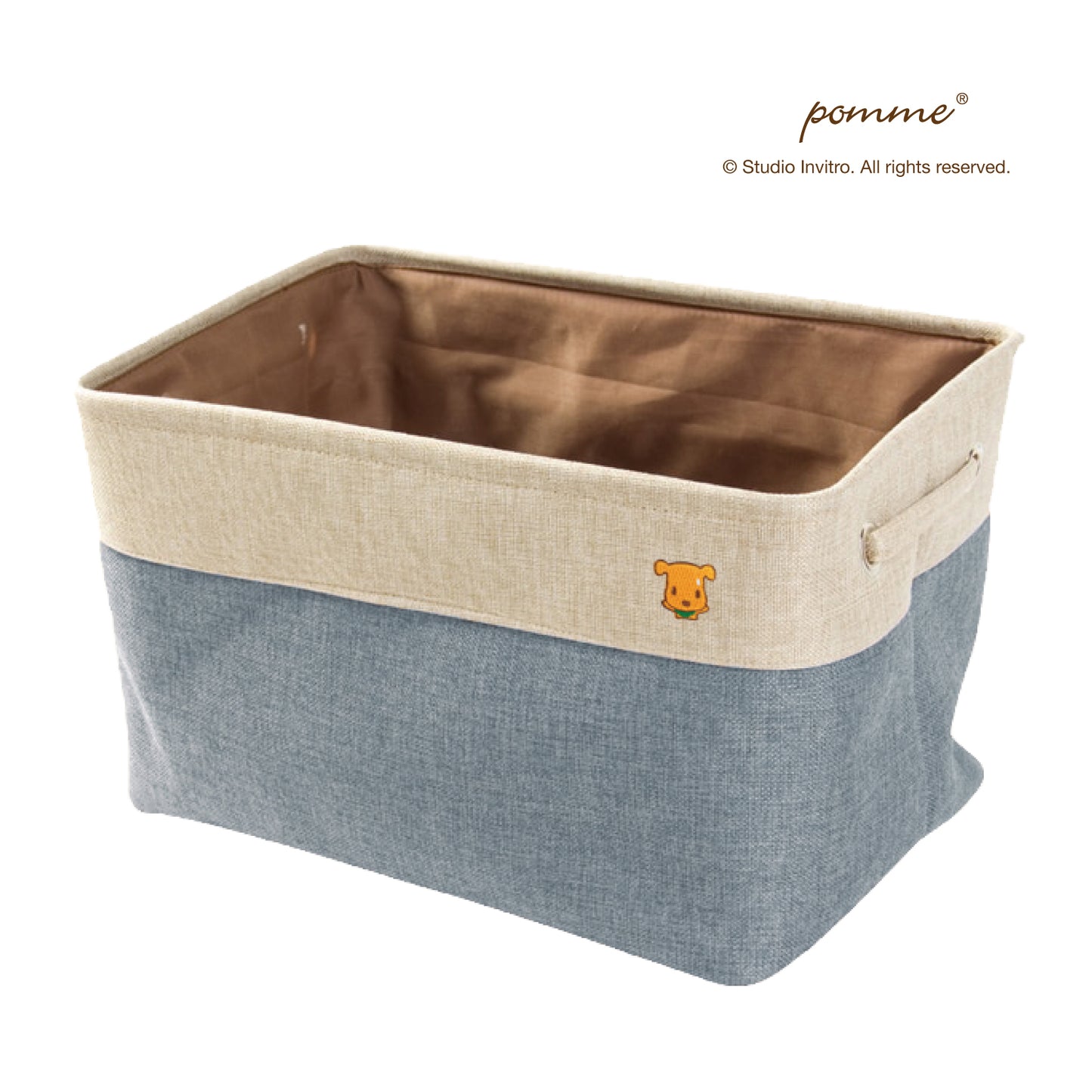 Linen Soft Box Grande - Navy