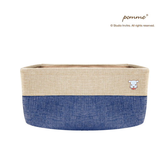 Linen Soft Box Half - Navy