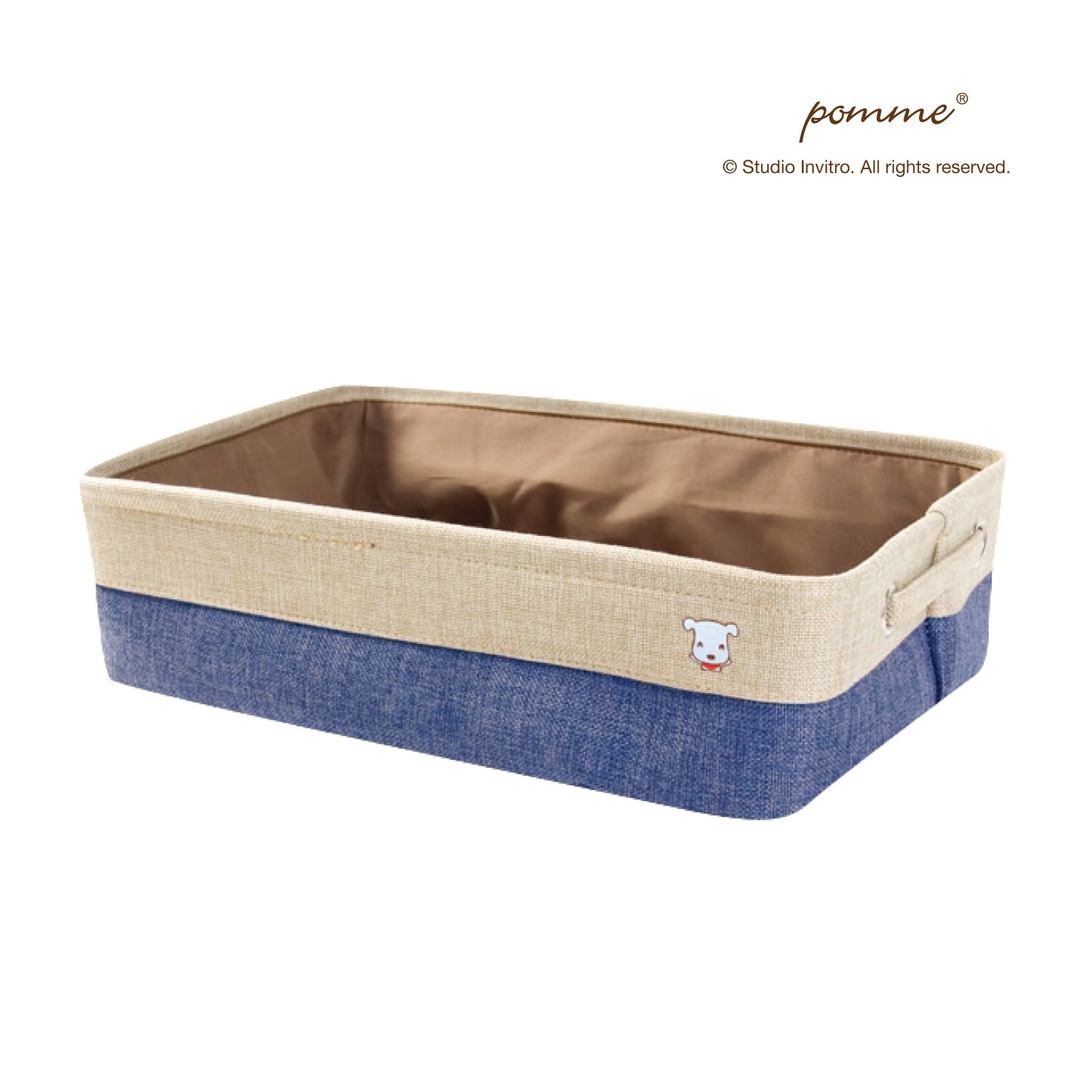 Linen Soft Box Standard - Blue