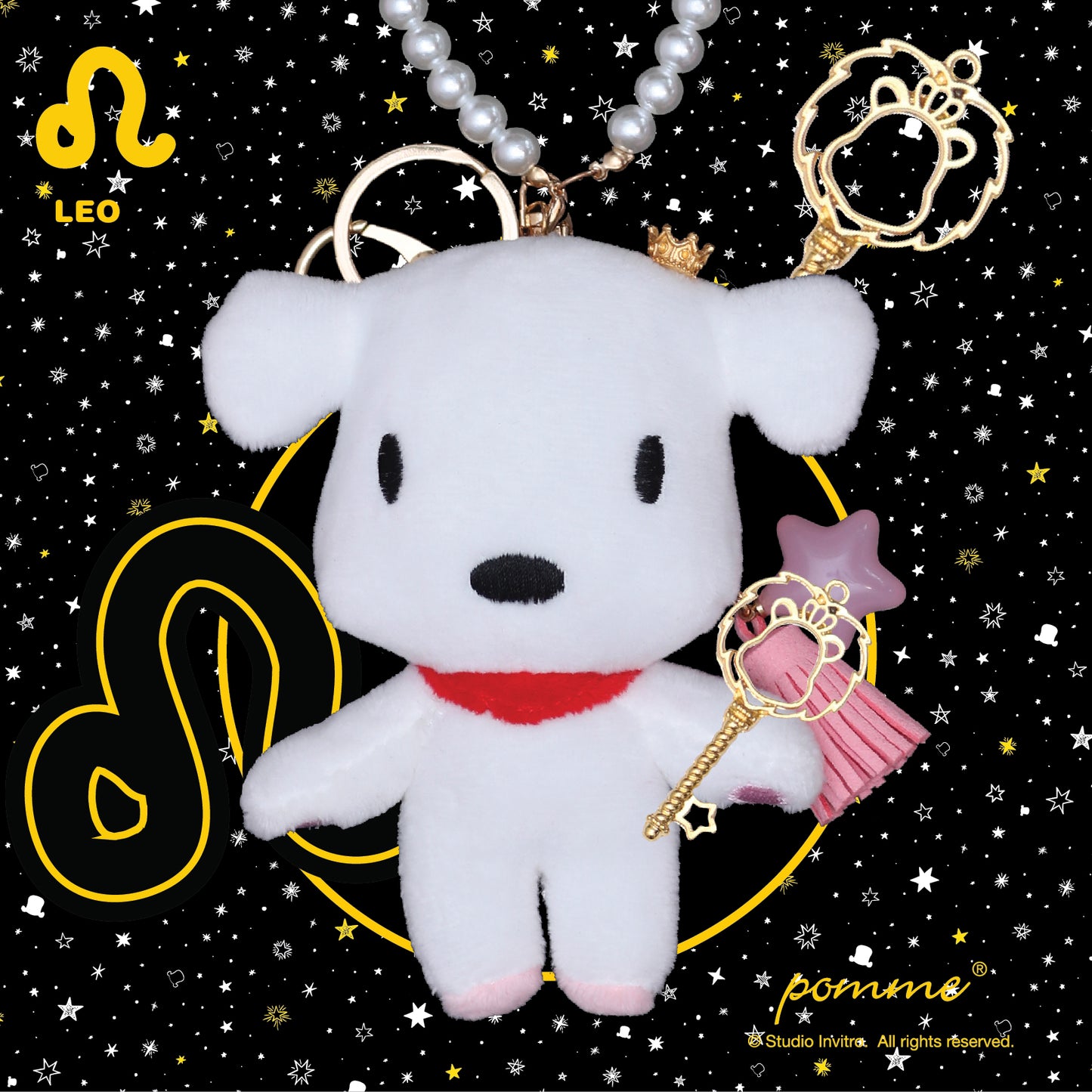 Leo Pomme - Pearl Charm 12cm