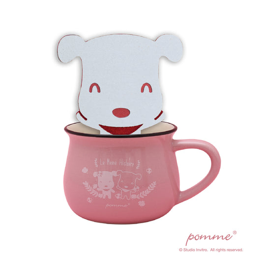 PommeCeramics Mug - La meme histoire - Pink
