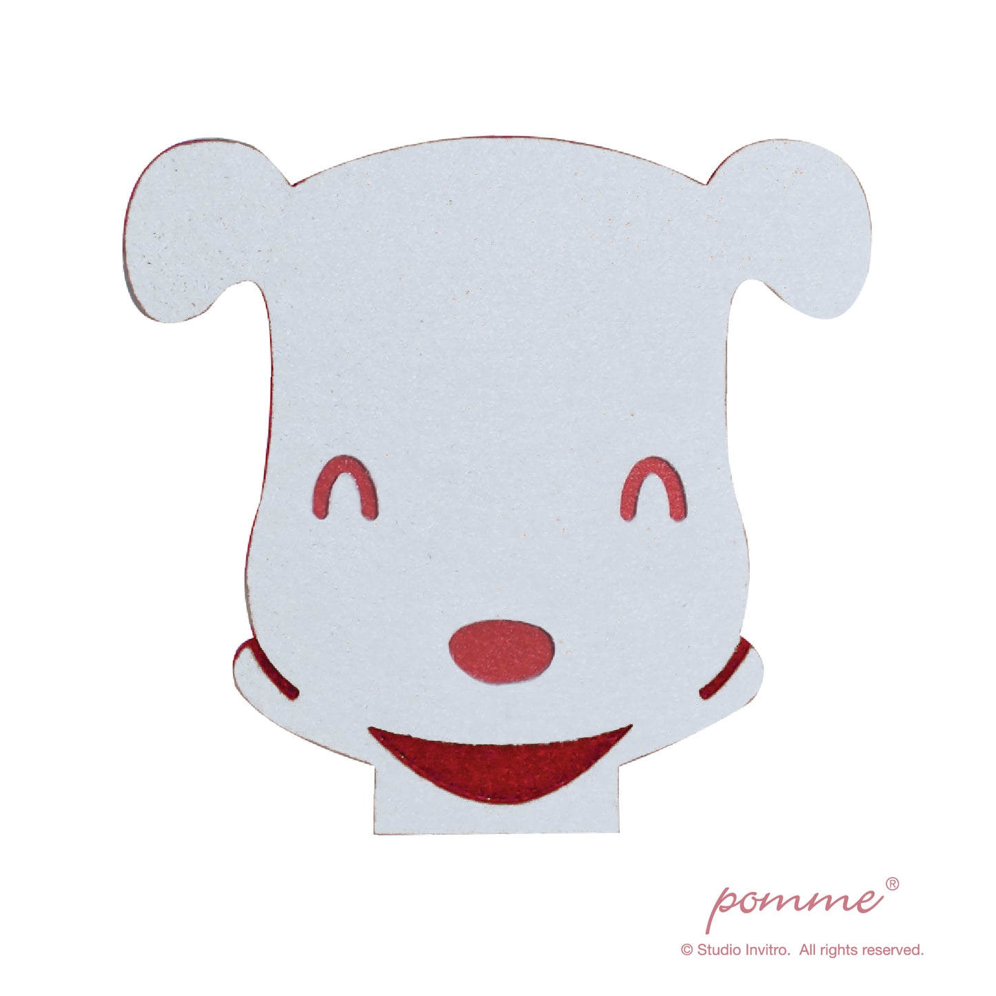 Pomme Felt Coaster Set 4pcs