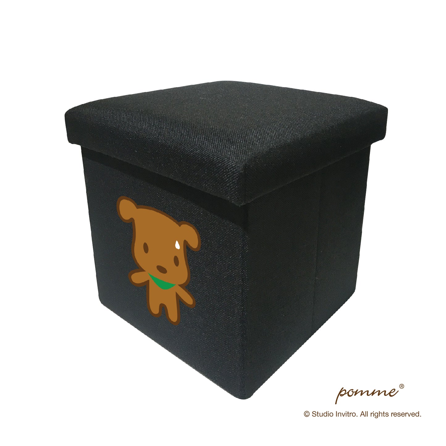 Storage Stool S Grey - Pomme