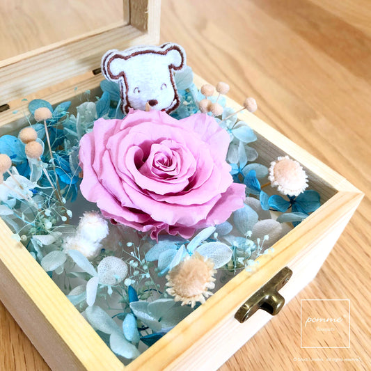 Japan Preserved Bouquet Box -  The Sweet Taffy Pink