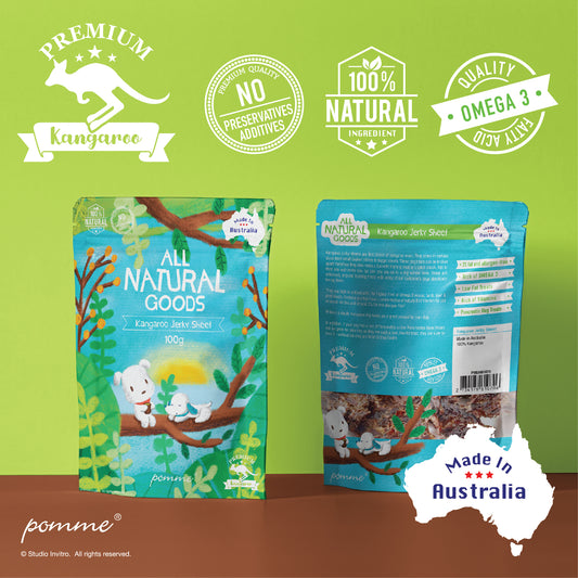 All Natural Kangaroo Jerky Sheet 100g