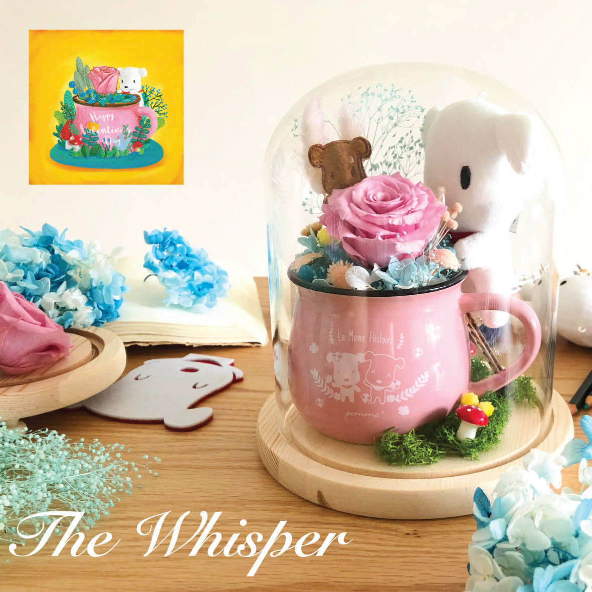 Japan Preserved Bouquet - The Whisper