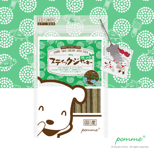 Veggie Tuna Chicken Jerky Stick 100g