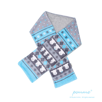 Scarf - Pomme Classic Pattern Blue