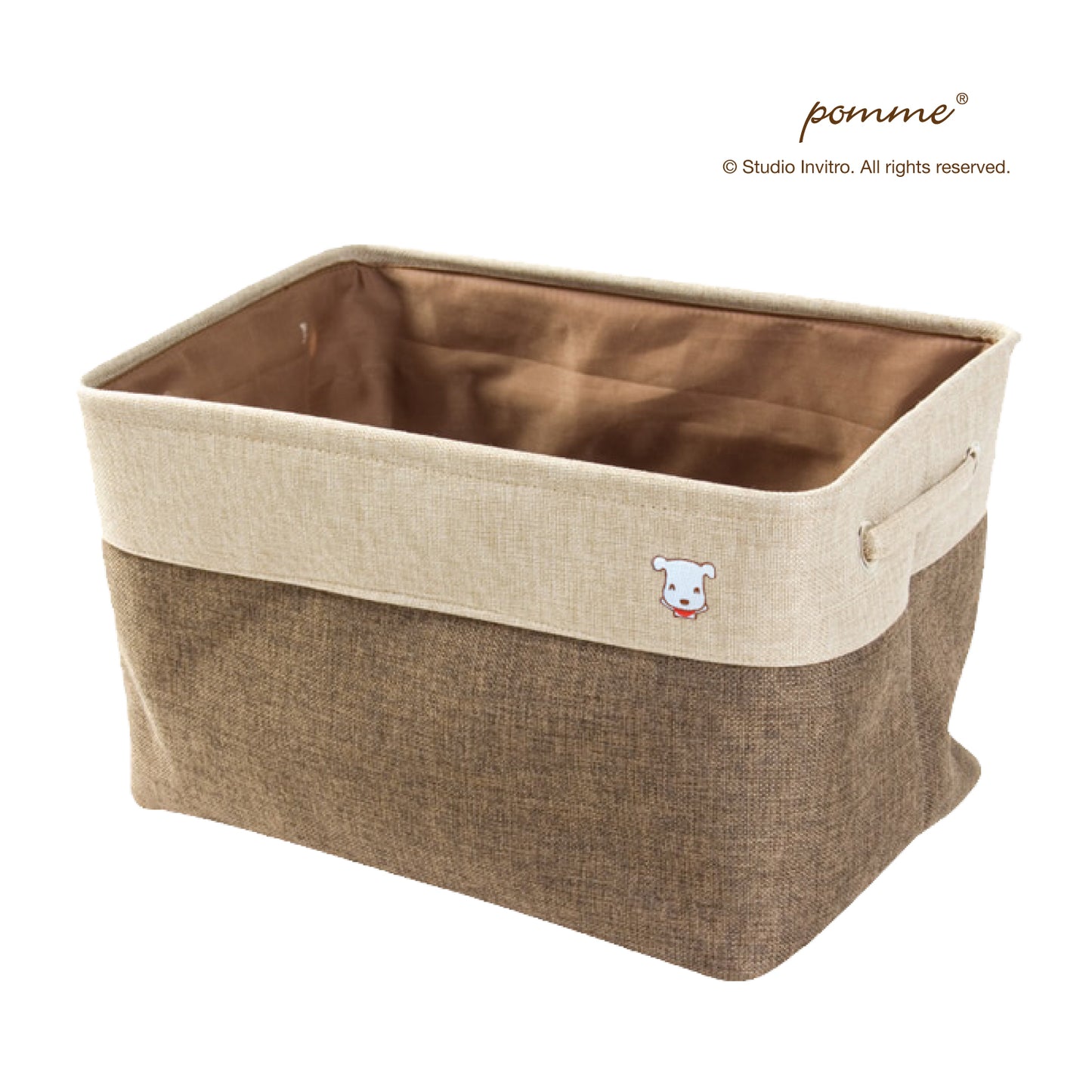 Linen Soft Box Grande - Brown