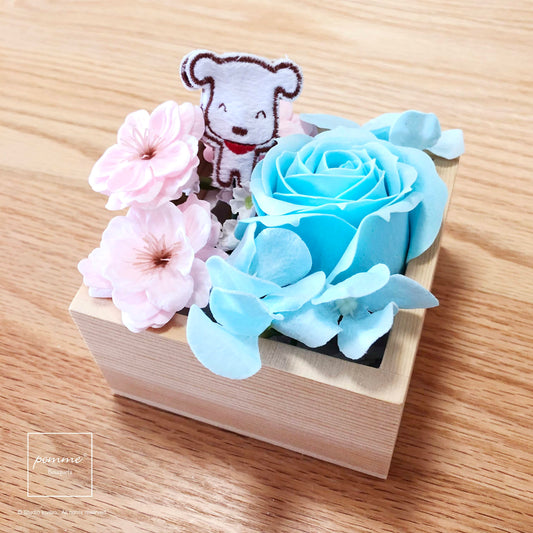 Soap Bouquet Box - Spring Blue Sky