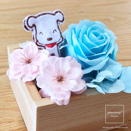 Soap Bouquet Box - Spring Blue Sky
