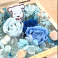 Japan Preserved Bouquet Box -  Sea of Cerulean Blossom