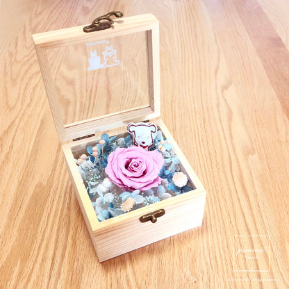 Japan Preserved Bouquet Box -  The Sweet Taffy Pink